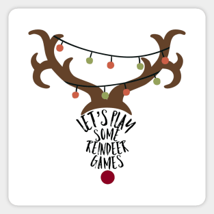 Reindeer Games Sticker